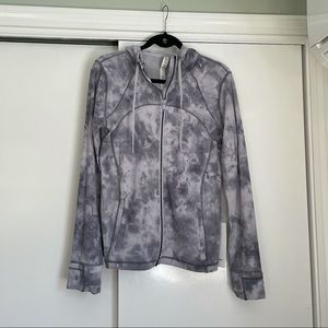 Define Hooded Jacket *Nulu in Diamond Dye Starlight Pitch Grey - NWT - Size 14